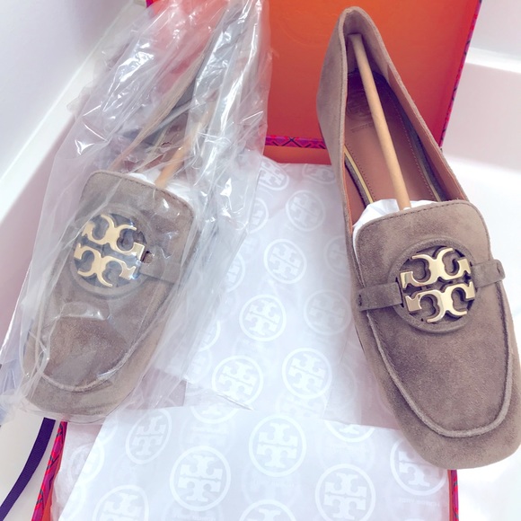 Tory Burch Metal-Miller Suede Loafer - Picture 5 of 8